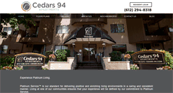 Desktop Screenshot of mycedars94home.com